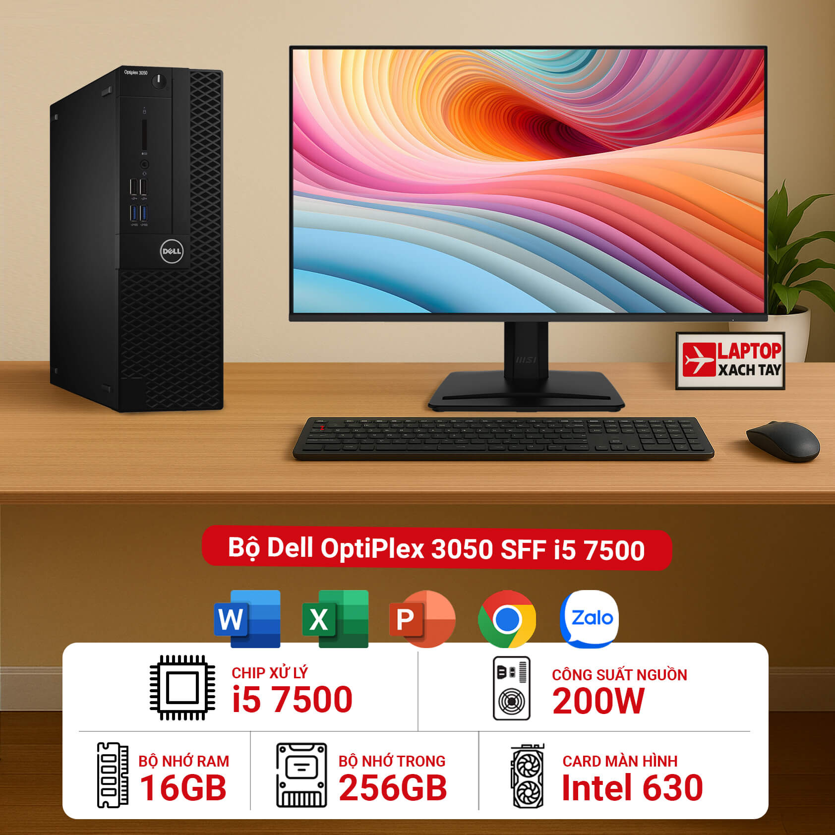 Bộ Dell OptiPlex 3050 SFF i5 7500 - Avatar