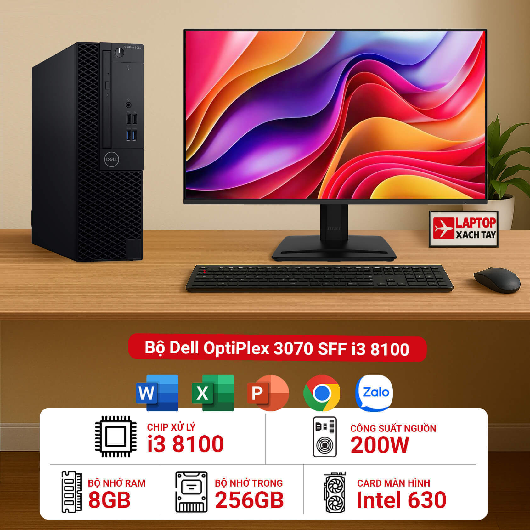 Bộ Dell OptiPlex 3070 SFF i3 8100 - Avatar